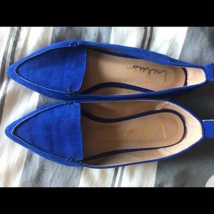 Blue loafers